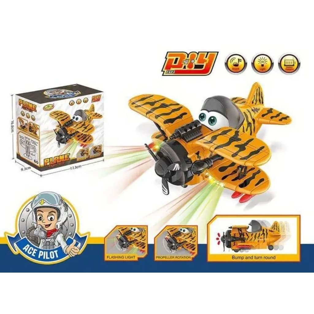 Avião de brinquedo Super Wings Com luzes e som