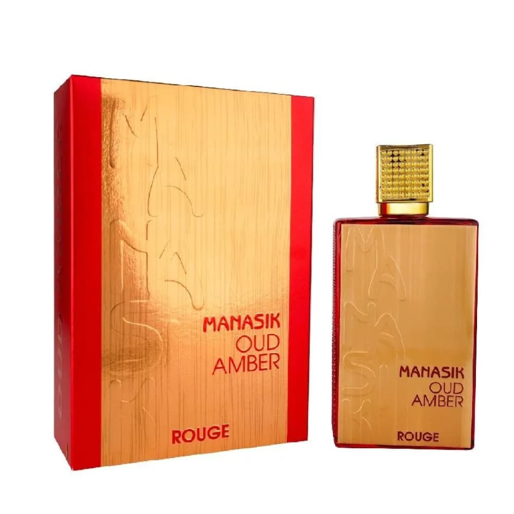 PERFUME ÁRABE MANASIK OUD AMBER ROUGE 100ML