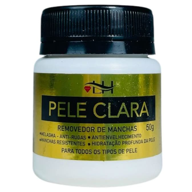 Tira Manchas Pele Clara Liss Hair 50g Original Pomada Clareadora - PARA TODOS OS TIPOS DE PELE