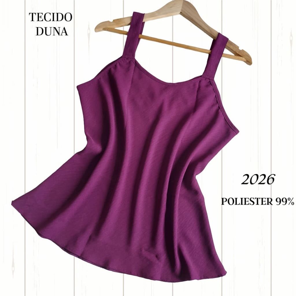 Blusa Regata Feminina Duna 2026– Casual, Confortável e Moderna