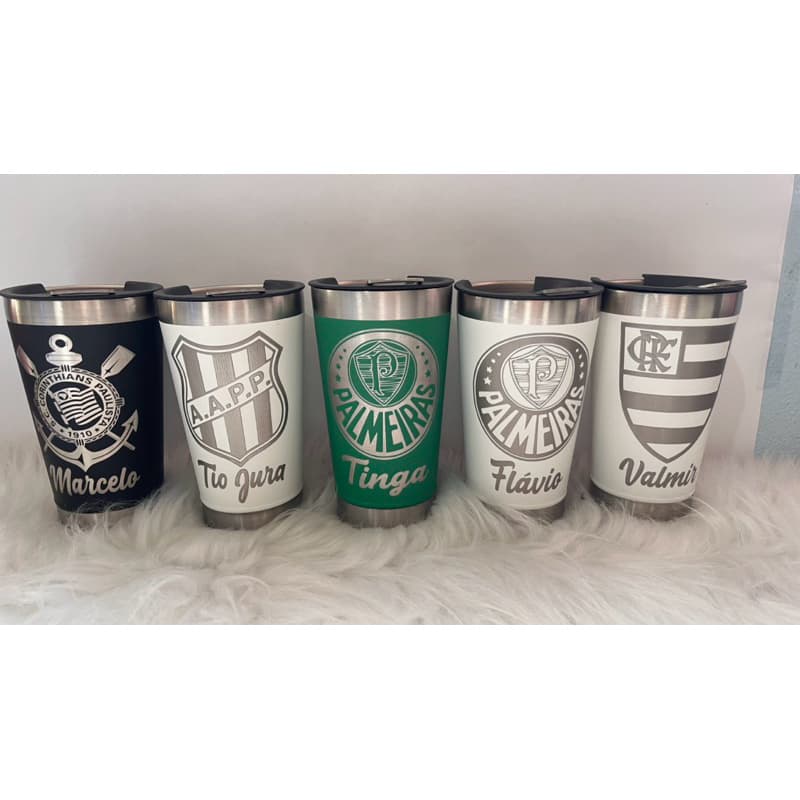 COPO TÉRMICO PERSONALIZADO COM NOME E TIME COPO DE CERVEJA COM NOME COPO TÉRMICO COM TIME E NOME