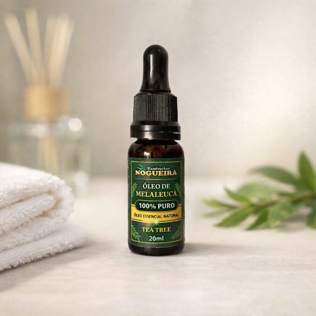 Óleo Essencial de Melaleuca Nogueira 100% Natural 20ml  Anti-inflamatório Fortalecimento Imunológico