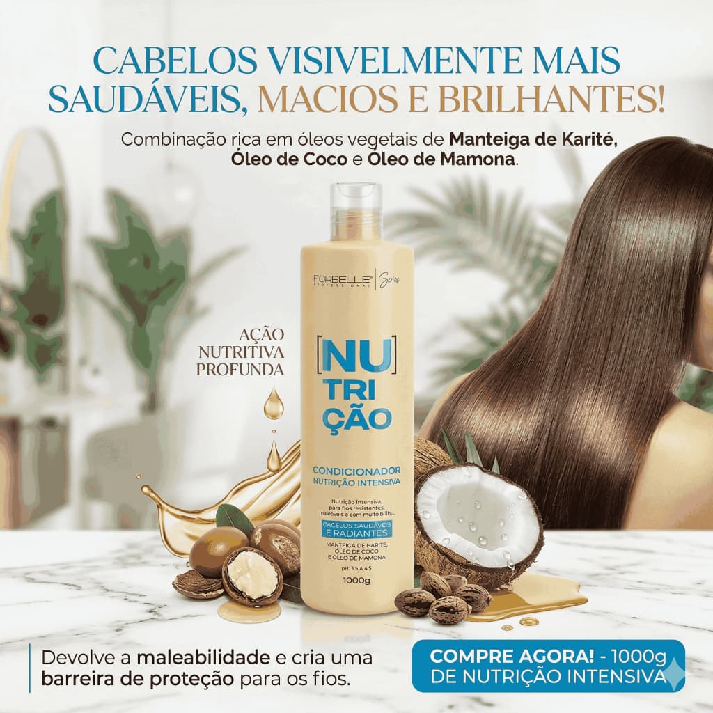 Condicionador Nutrição Intensiva Forbelle Professional 1L