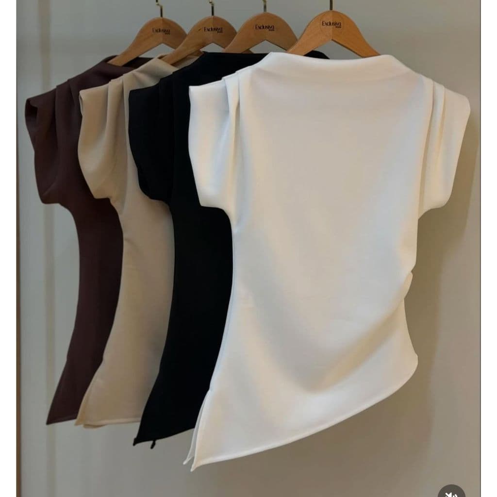 Kit 4 Blusas Femininas Neoprene Premium P M G | Ajuste Perfeito + Tendência 2026
