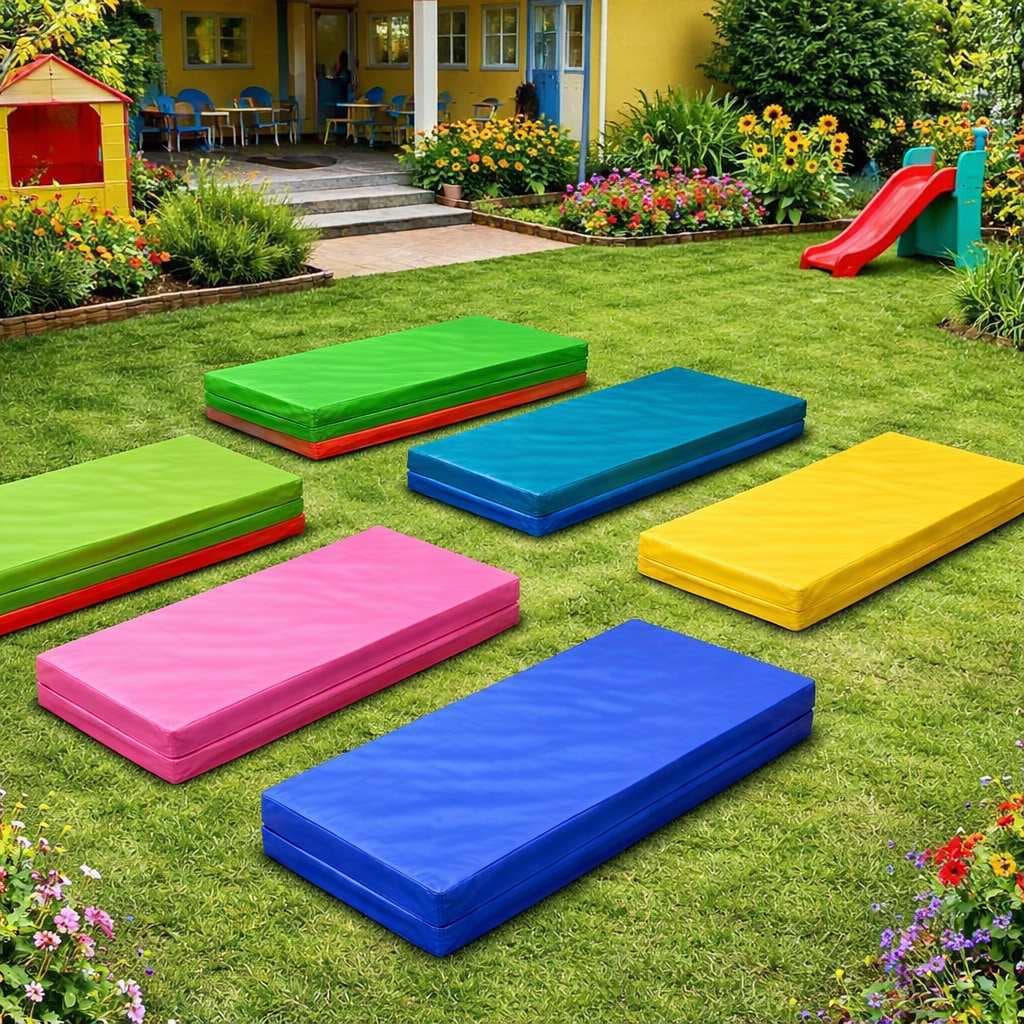10 Capas Colchão Escolar kit Capa Impermeável para Escolas Creches Berçários Capas Plásticas para Colchonete de Escola