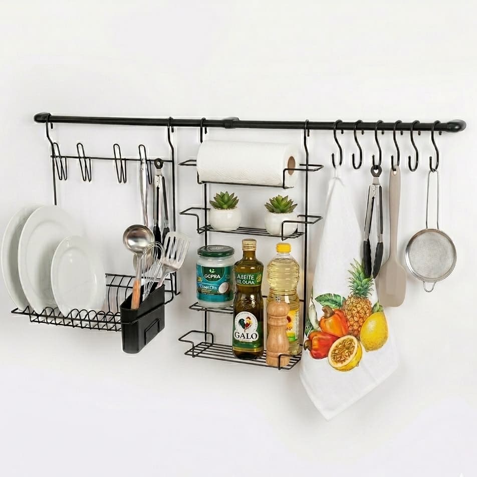Escorredor de Louça Gourmet Suspenso – Linha Cook Home Arthi