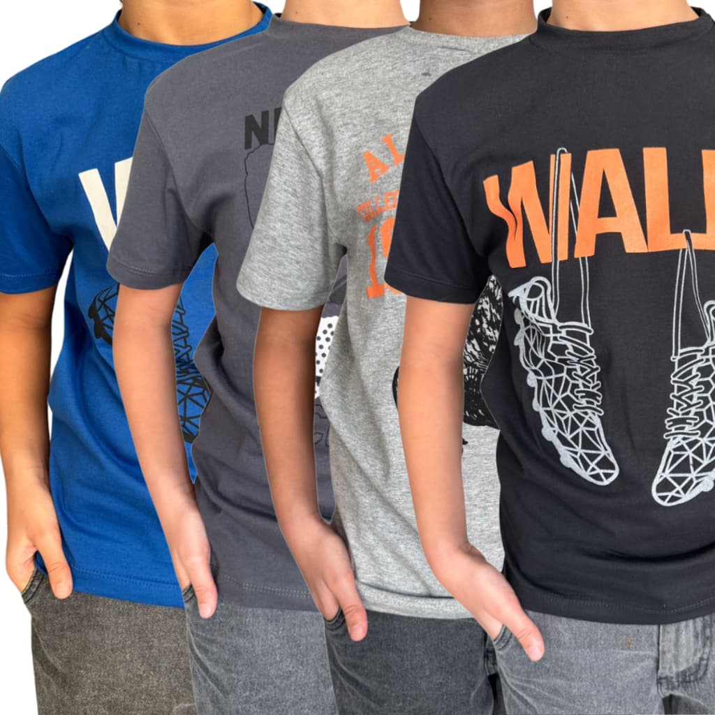 4 Camisetas Juvenil Infantil Estampas Sortidas 100% Algodão NA PROMOÇÃO E CUPOM OFERTA LIMITADA