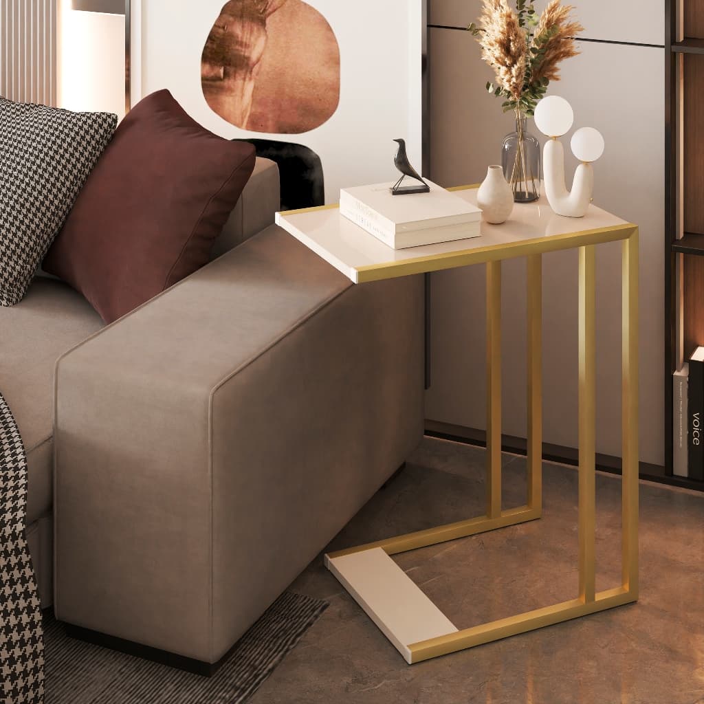 Mesa Lateral De Apoio Mesinha Apoio Sofa Industrial - Cores