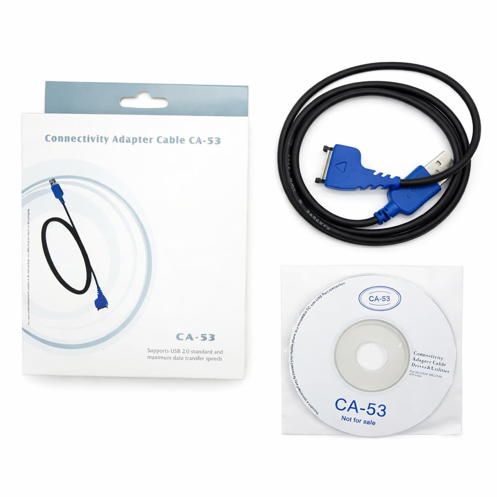 Cabo Usb + Cd compatível com Celular Nokia Antigo Ca-53 6111 N71 N72 N73 E50 E60 E61 e outros