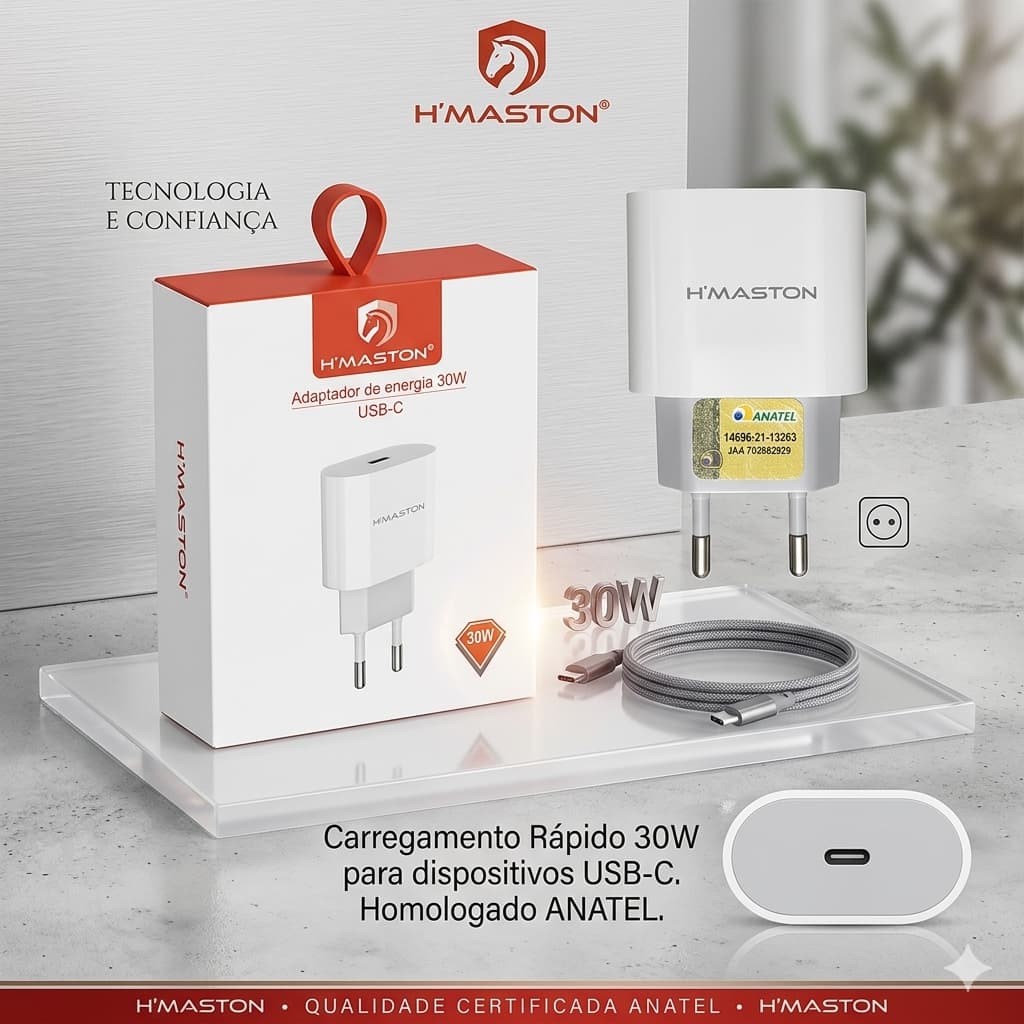 Carregador Fonte Turbo 30w Entrada Usb-c Para Iphone Samsung CB16