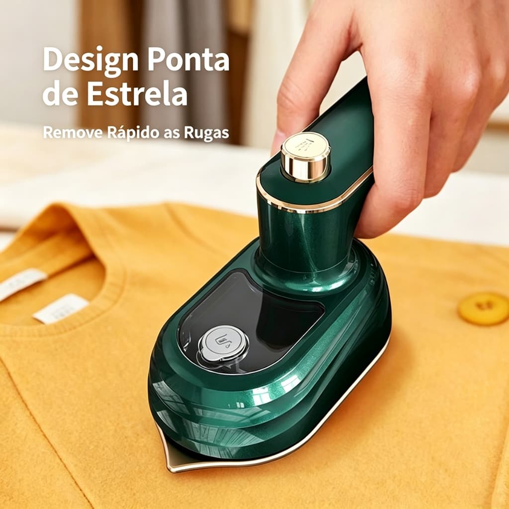 Mini ferro de passar portátil 110V-220V Ferro a vapor Ferro de viagem