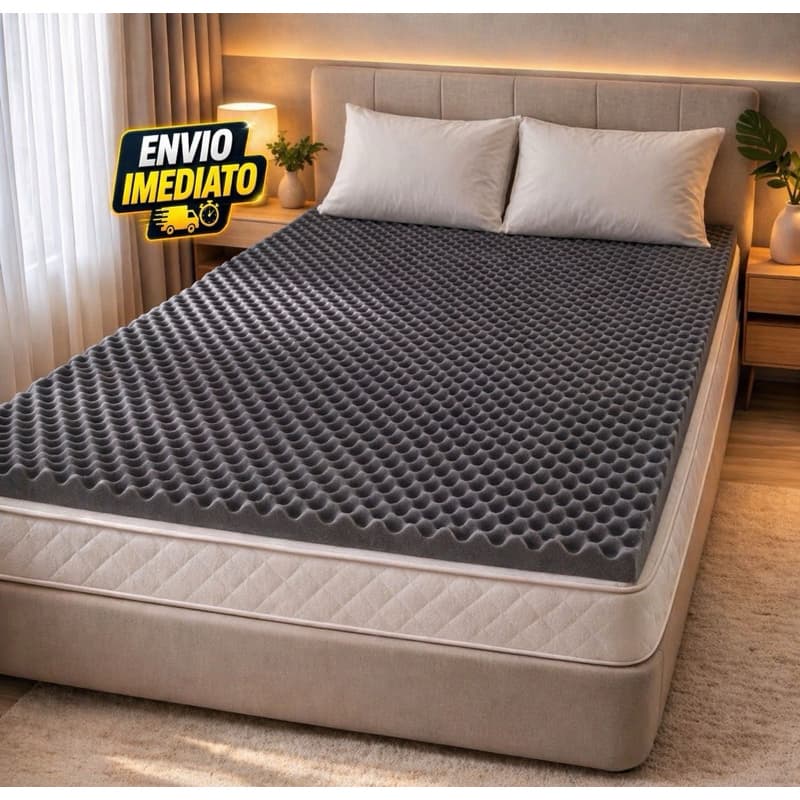 Pillow Top Massageador Colchonete Caixa De Ovo Casca Anti-escaras Solteiro Casal Queen D23