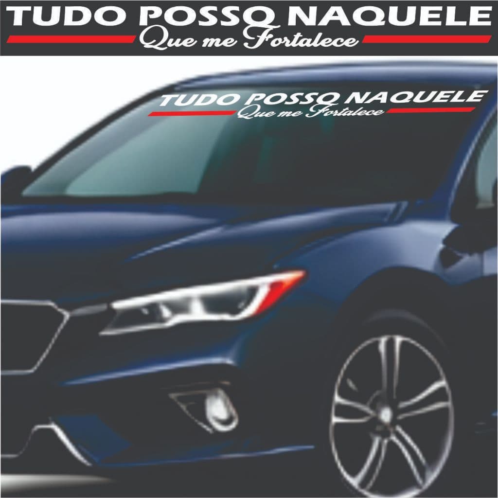 Adesivo para Carro Adesivo Carro Adesivo Automotivo Adesivo Parabrisa Carro Adesivo Evangélico