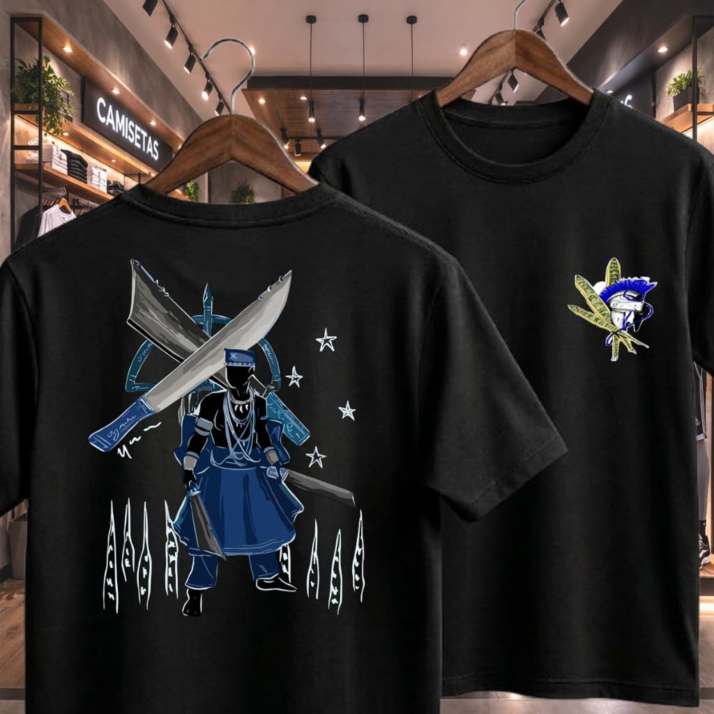 Camiseta Ogum Umbanda 100% Algodão Fio 30.1 Premium Confortável Masculina Feminina