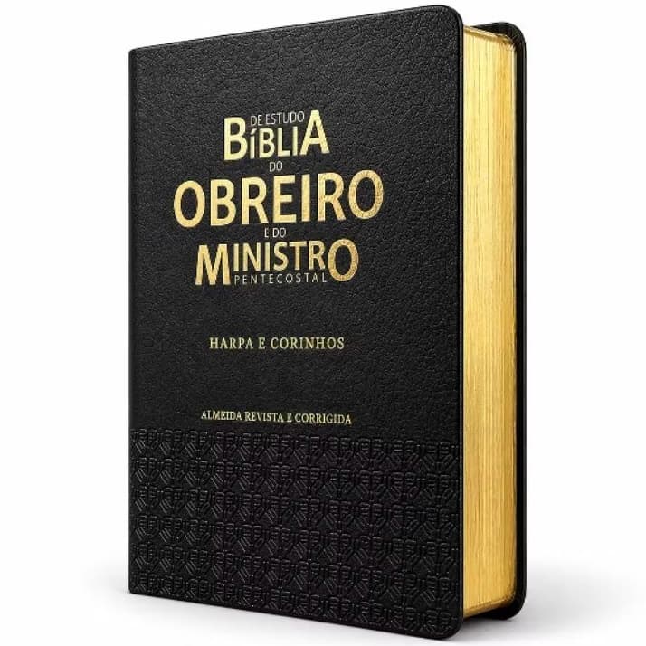 Bíblia de Estudo do Obreiro e do Ministro Pentecostal - Preta