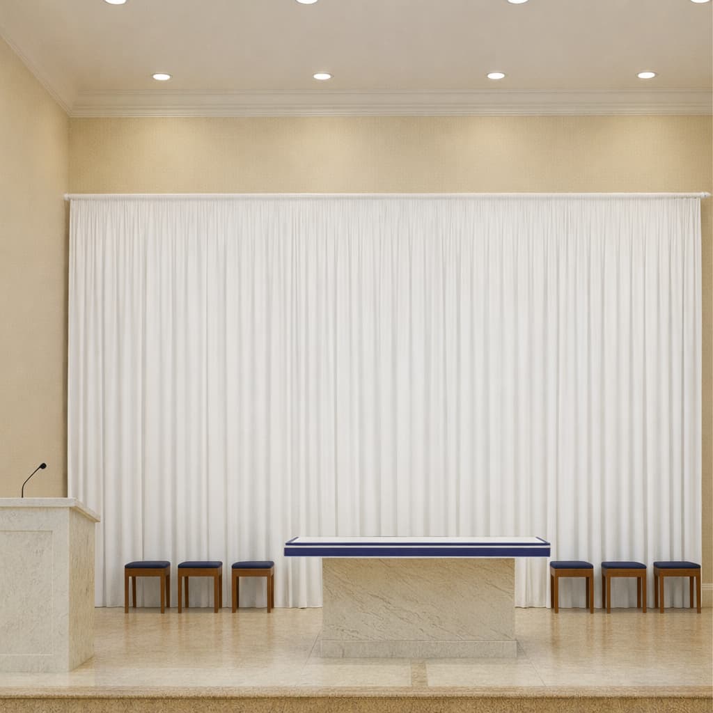 Forro para decoração de Igreja 6,00 x 2,80m - Cores diversas