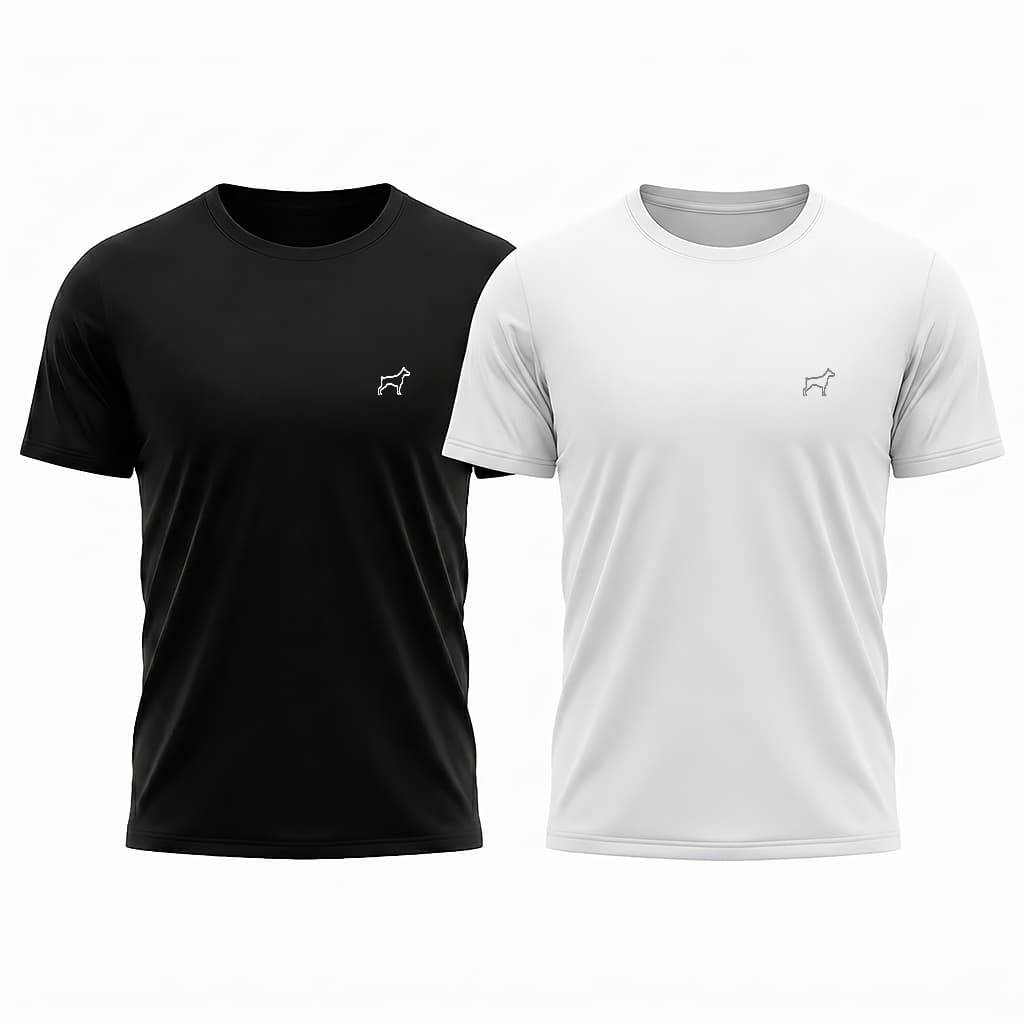 Kit 2 Camisetas Dry Fit Masculina Slim Fit Academia Esportes Secagem Rapida