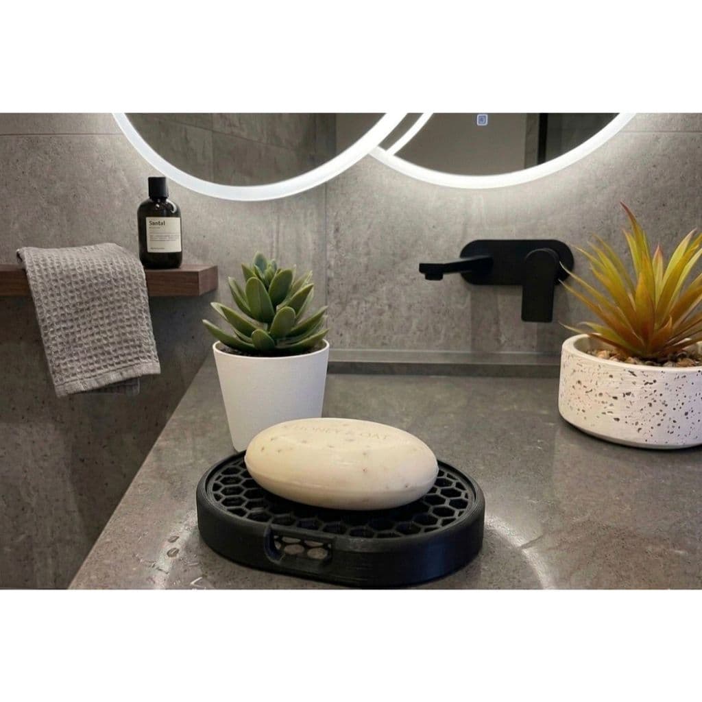 Saboneteira com Dreno Mantém o Sabonete Novo Chuveiro Banheiro Esponjas de Cozinha