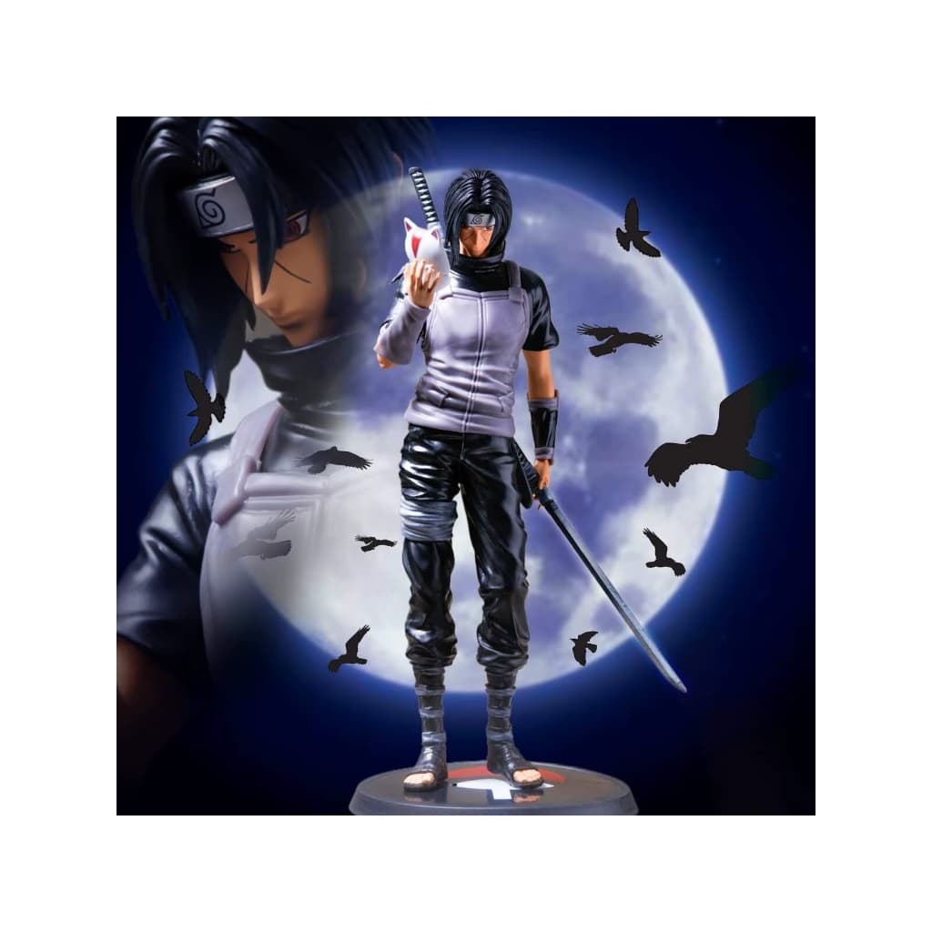 Action Figure Itachi Uchiha Anbu 28cm - Naruto Shippuden Estátua Colecionável