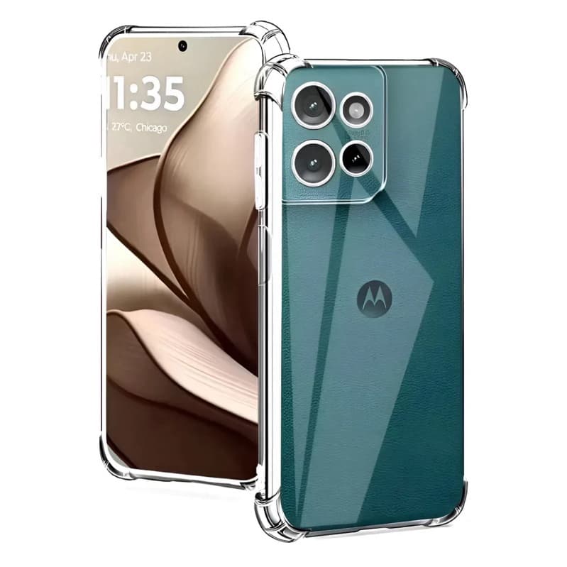 Capa Capinha TPU Anti Impacto + Película Privativa para Moto G56 / Moto G86