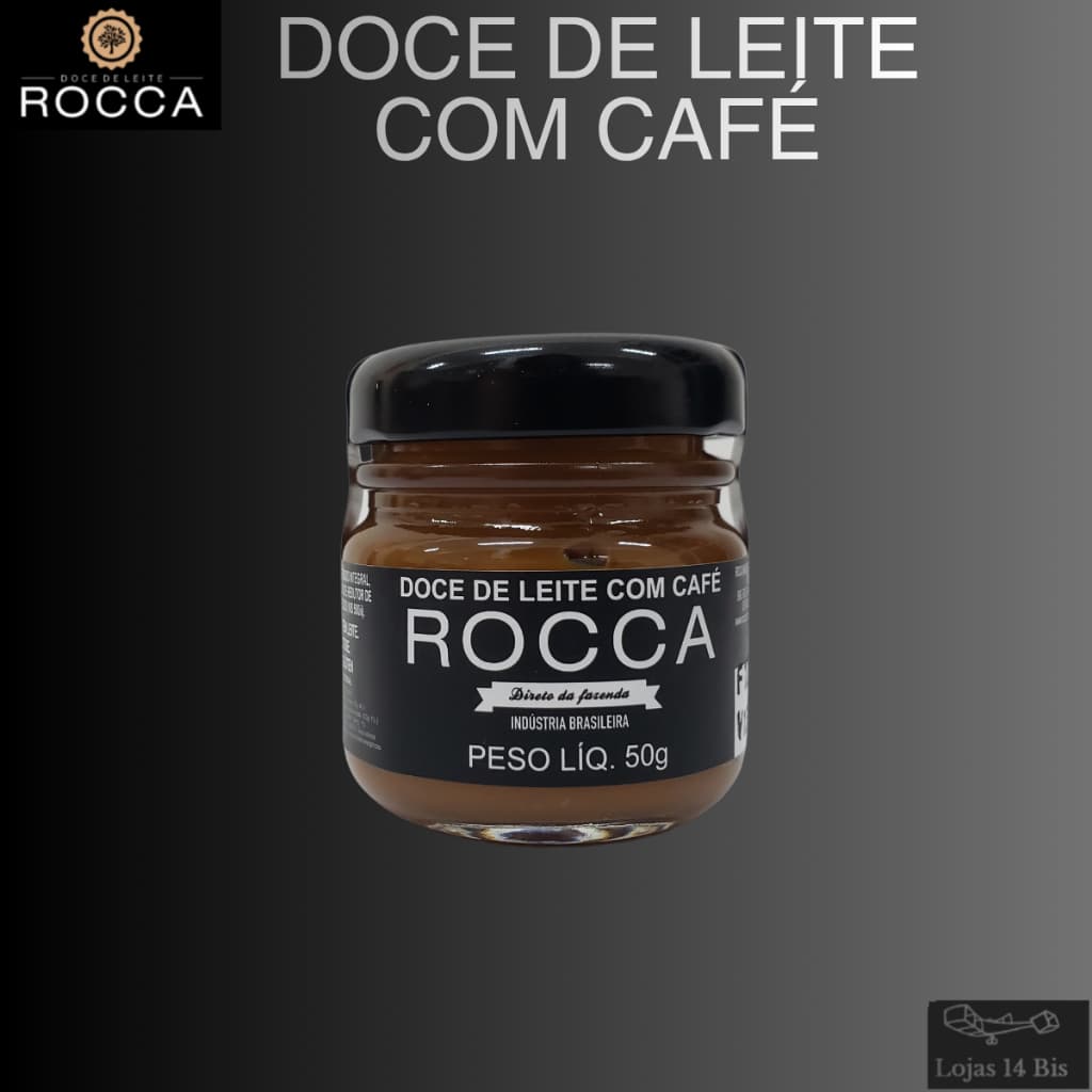 Doce de Leite com Café Rocca 50g Sul de Minas