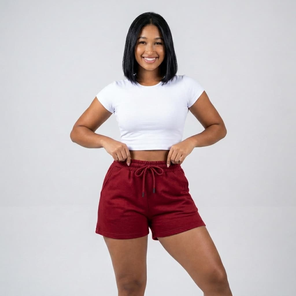 Short Feminino de Moletom Moletinho PP ao EG