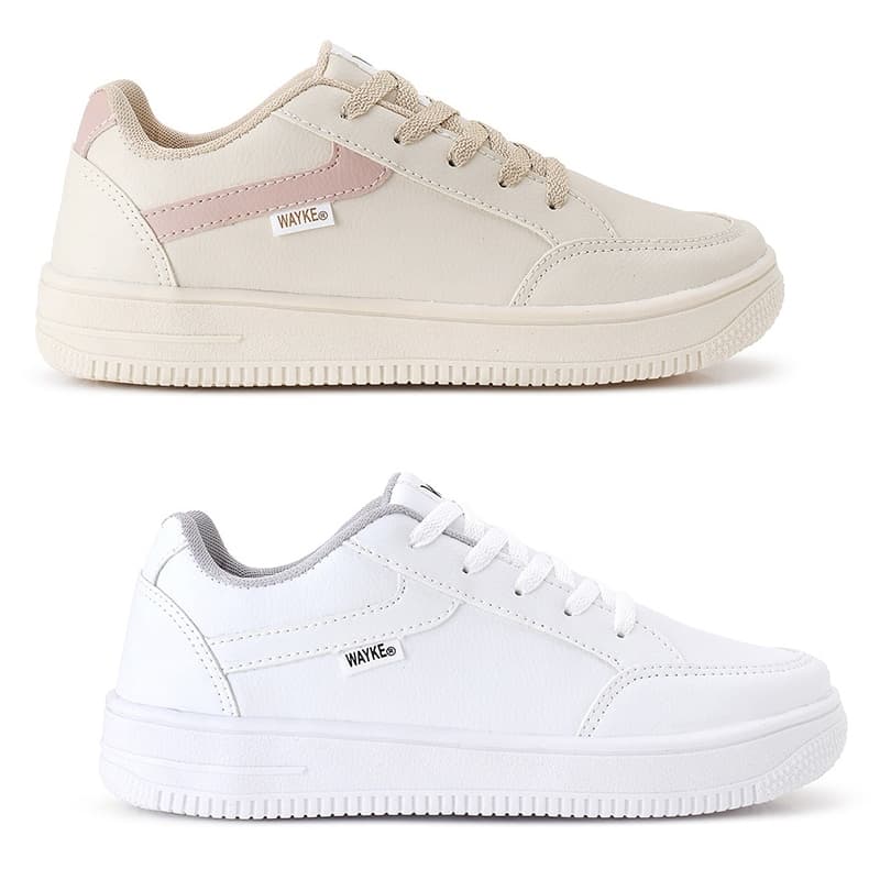 Kit 2 Pares Tenis Feminino Casual Confortável Lançamento