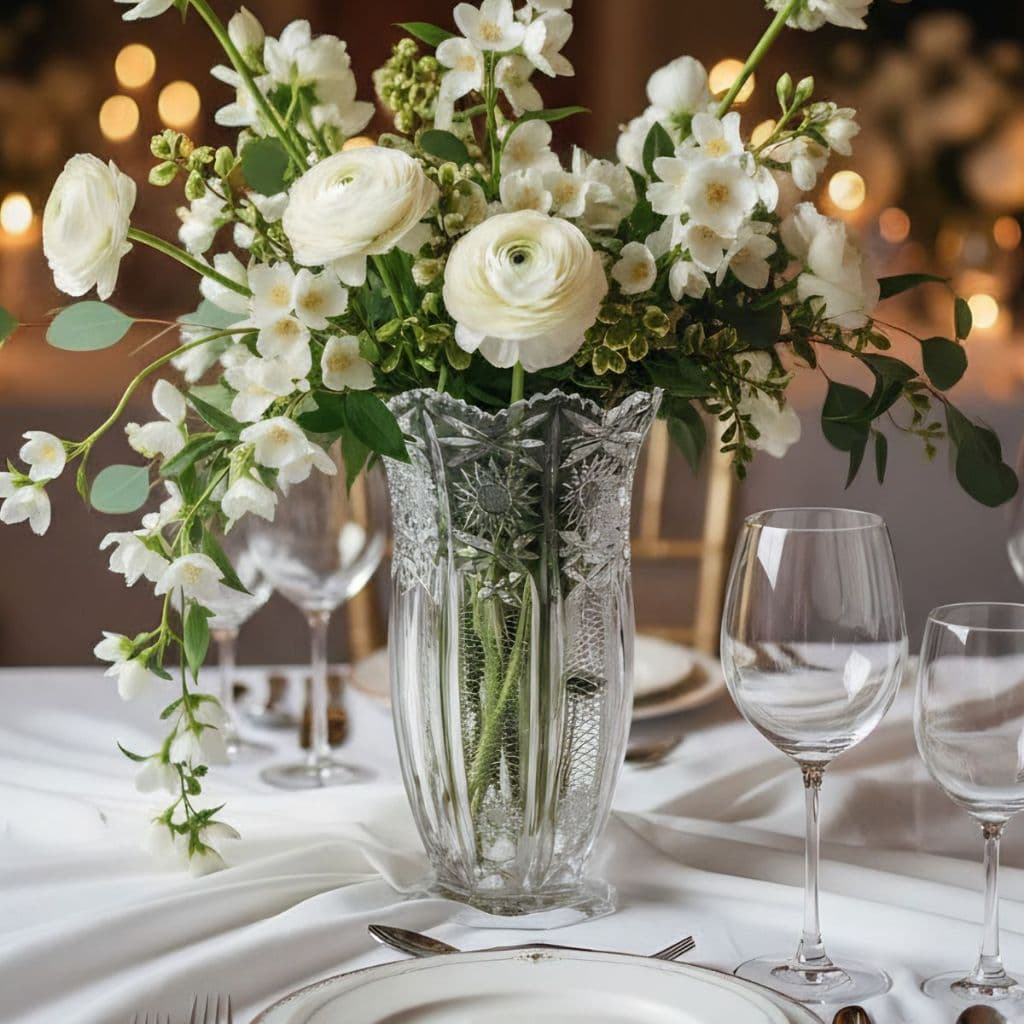 Kit com 15 Vaso Acrílico Para Eventos e Festas Enfeite centro de Mesa Versátil