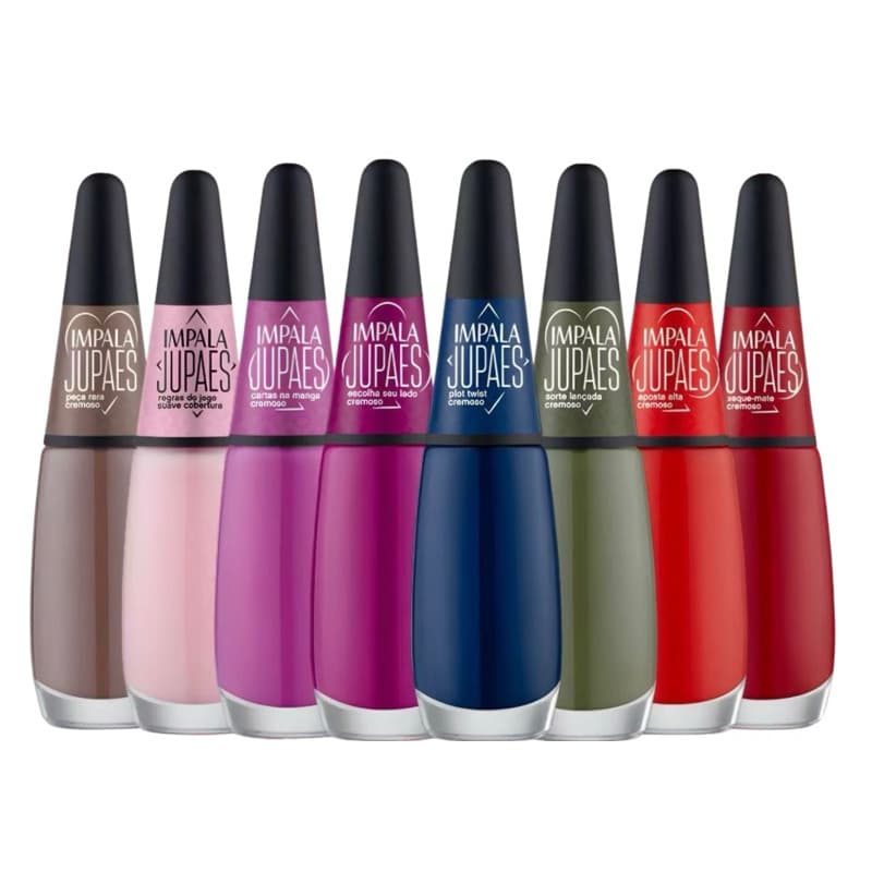 Kit Esmaltes Impala Ju Paes Virando o Jogo Nova Coleção Manicure - Escolher Kit