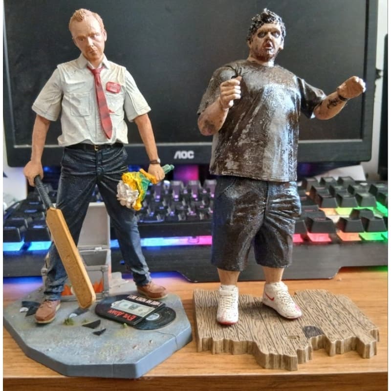 Neca Shaun of the dead (Todo mundo quase morto) - Set completo