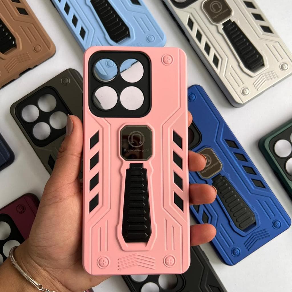 Capinha Anti-Impacto Magnética com Suporte Para Motorola Moto Edge 60 Pro (CF66)