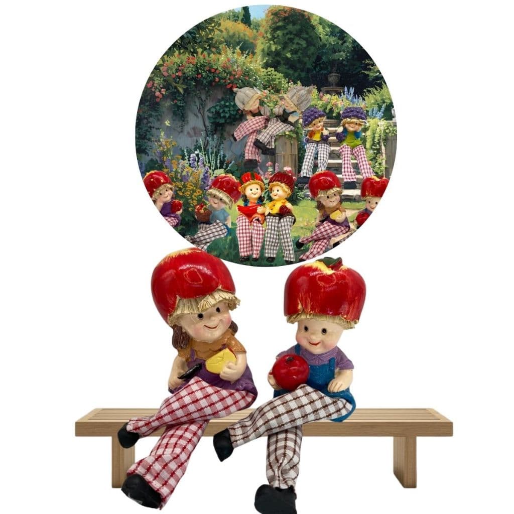 Enfeite de Resina Casal de Fruta Decoração cozinha ou outros ambientes 05 Modelos