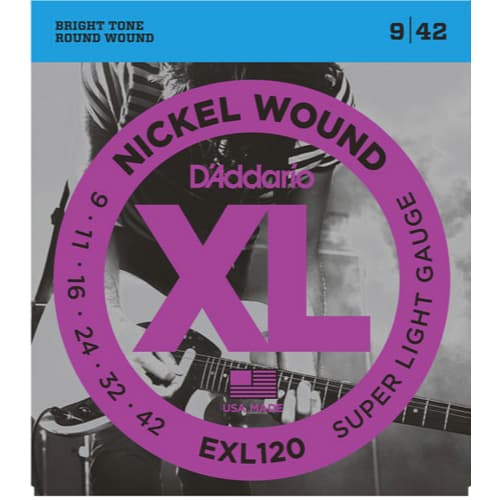 Encordoamento Guitarra 09-42 Corda Extra D'Addario EXL120-B