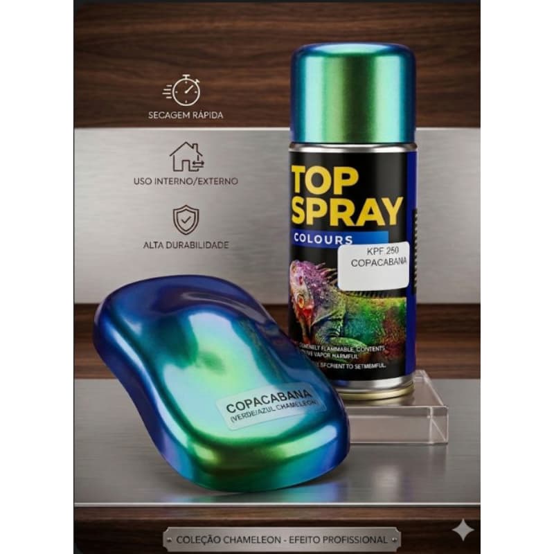 SPRAY CAMALEAO KPF.250 BLUE COPACABANA 250ml TOP SPRAY