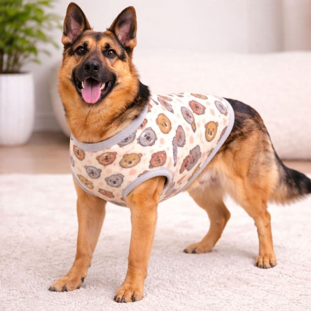 Roupa Pet Ultra Soft Inverno Estampada Quentinha Confortável para Cães e Gatos