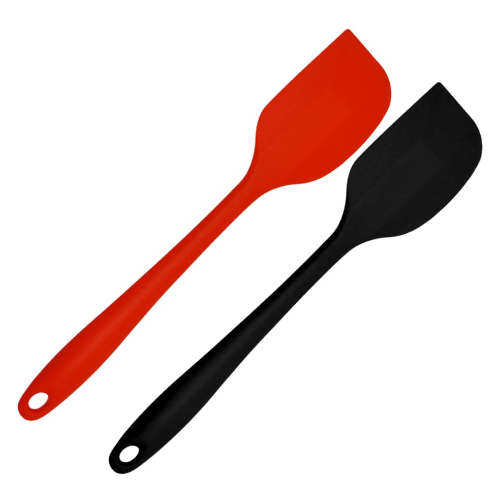 Kit 03 Espátula Pão Duro Silicone Utensílio Cozinha Raspadora Massas Bolos Confeitaria