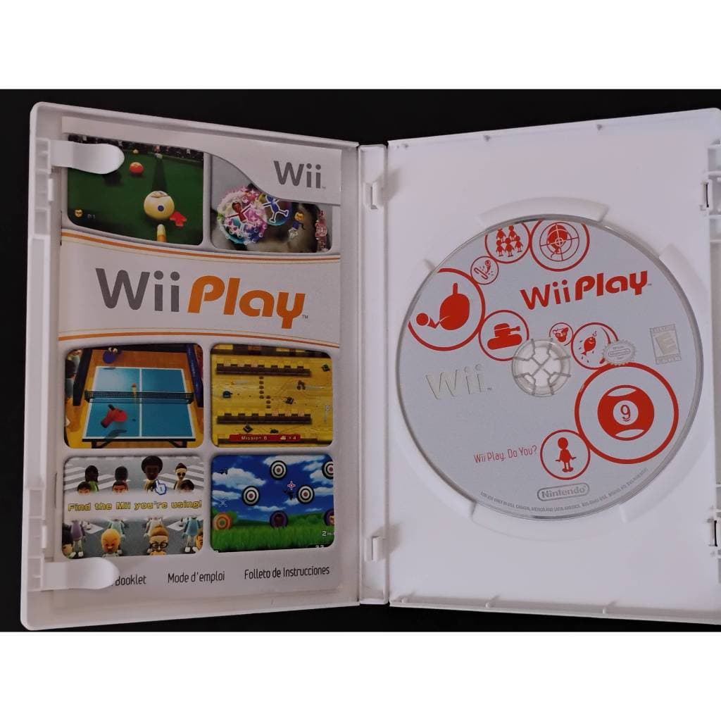 Jogo Wii Play Original NTSC-U (Americano EUA) Mídia Física Completo para Nintendo Wii e Wii U
