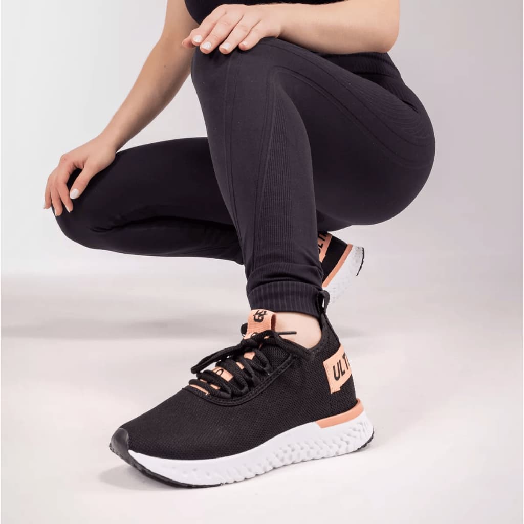 Tênis Casual Preto Feminino Masculino Conforto Premium Academia Original