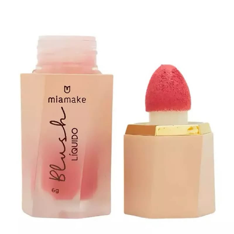 Blush Líquido MiaMake com Fórmula Leve e de Longa Duração