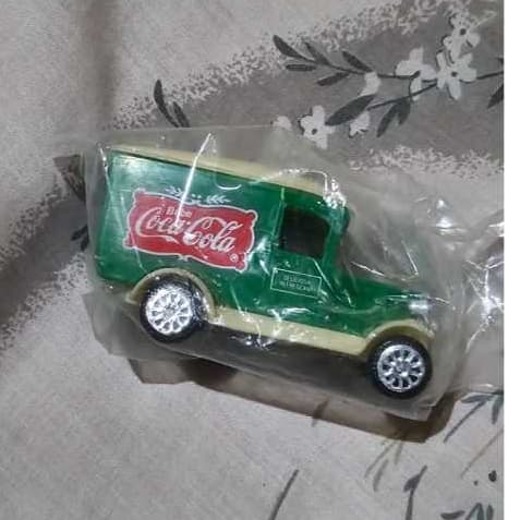NOVO Carrinho Caminhão Promocional Coca Cola Verde e Branco anos 1990