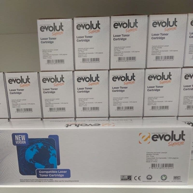 Toner  Brother TN-1060 Evolut  - Instalação Fácil e Rendimento Superior para Impressoras e Multifuncionais