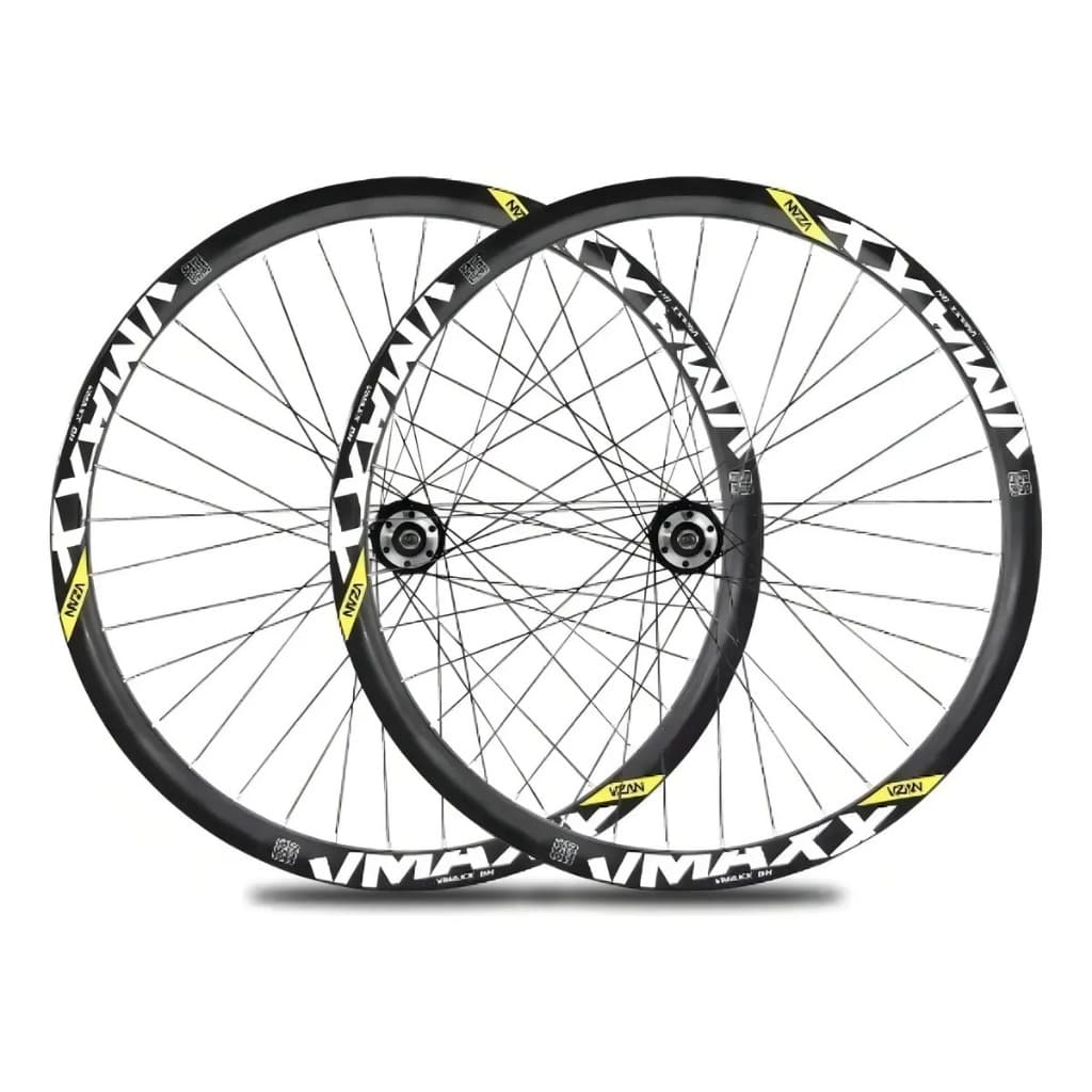 Par De Rodas Aro 29 Vzan Vmaxx Cubo De Rosca Sl Disco Cor Preto Montado e Alinhado