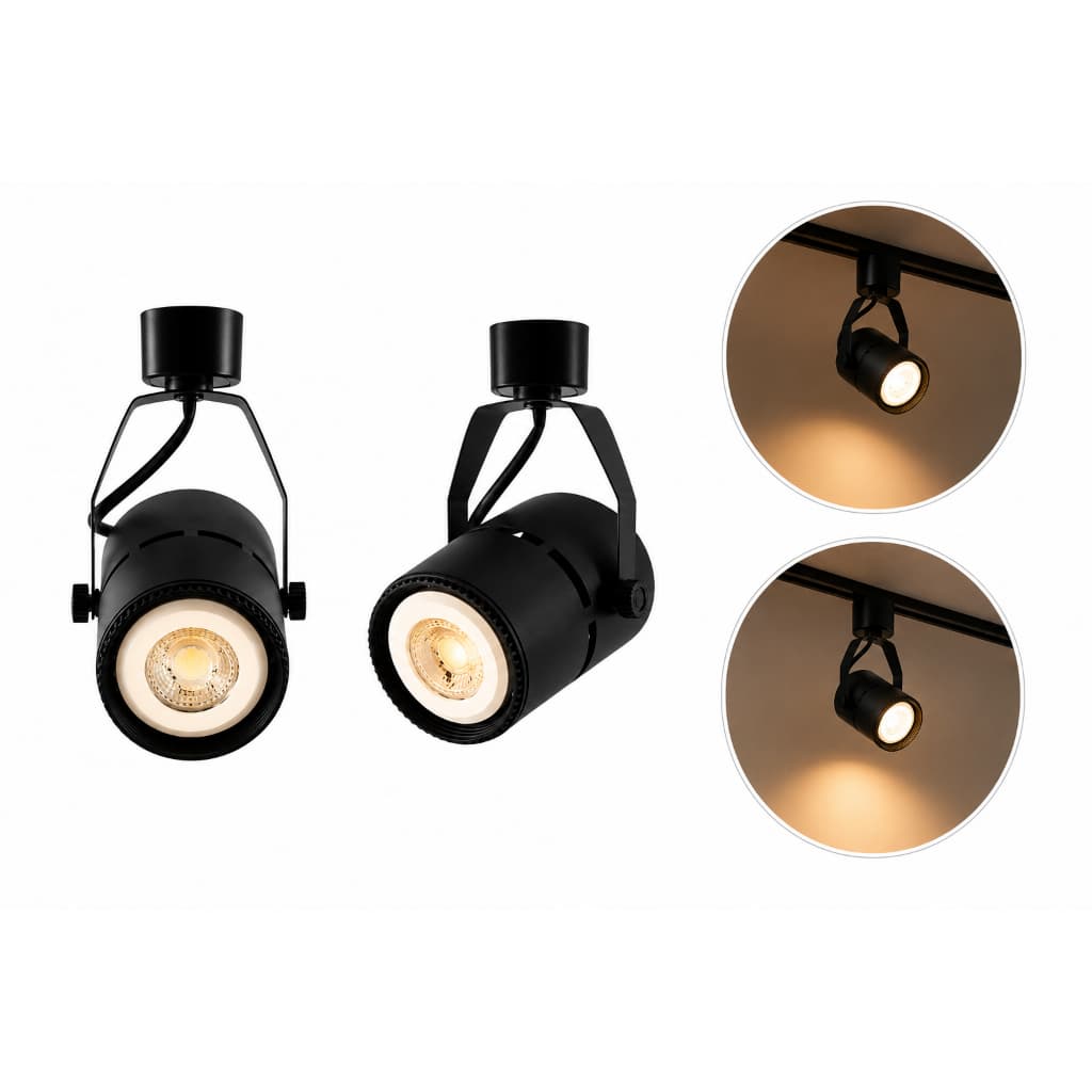 SPOT PARA TRILHO CLASSIC REDONDO PAR20 FACHO DIRECIONAVEL TASCHIBRA