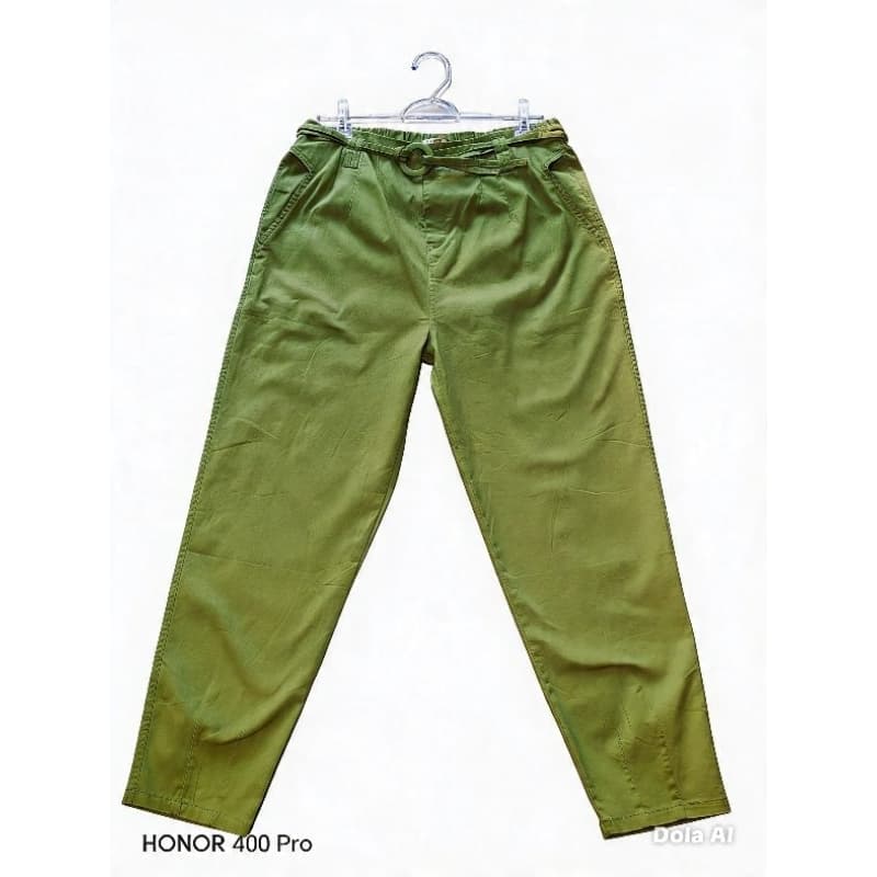 Calça Sarja com cinto #M2805