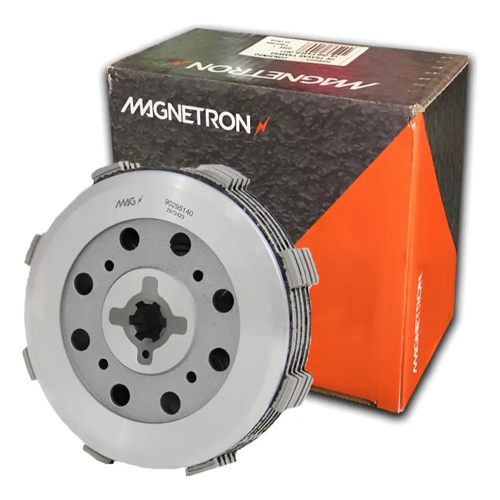 Kit Embreagem Completa Magnetron Factor 125 Ybr 125 Moto Mecanica Multidisco Anos 2008 Ate 2015