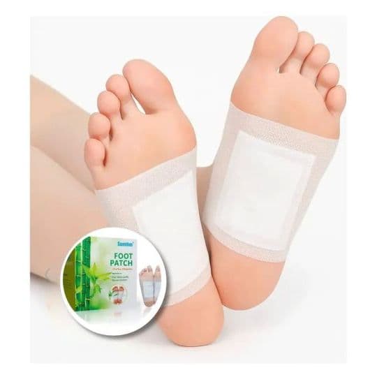 Adesivos Detox Natural Para Pés Kinoki - 10 UNIDADES.