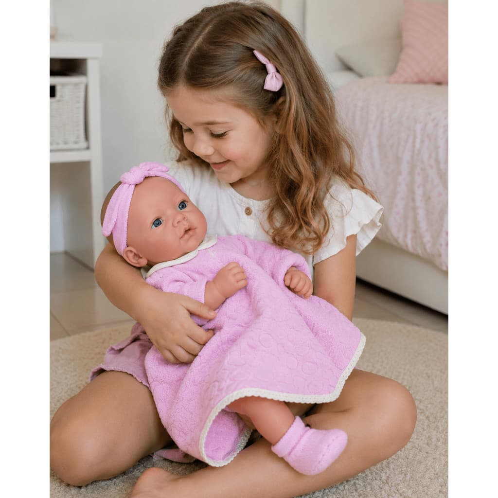 Boneca Reborn Bebê Realista Boneca Infantil 100% Vinil C/ Manta