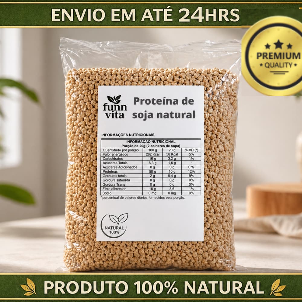 PROTEINA DE SOJA  TEXTURIZADA 100% NATURAL ALTA QUALIDADE