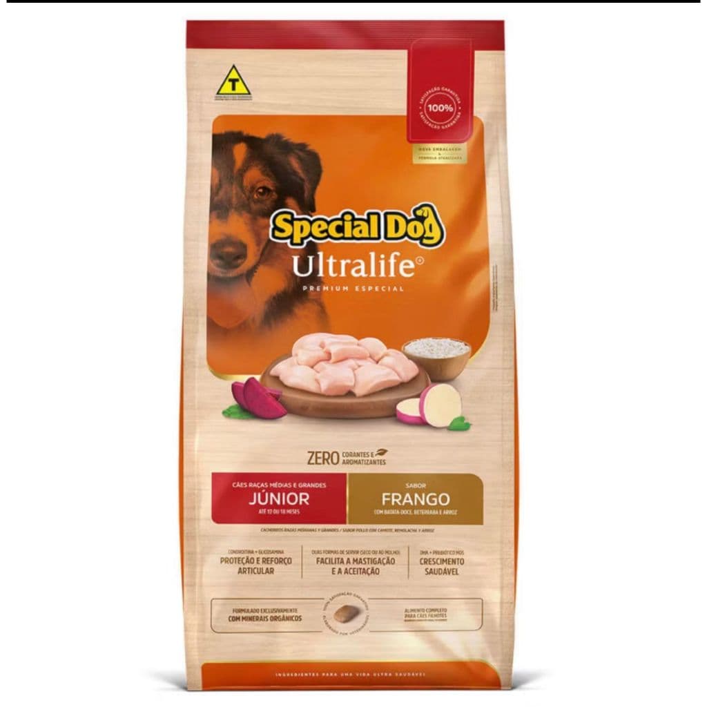 Special Dog Ultralife Filhote Medio e Grande Porte 15KG