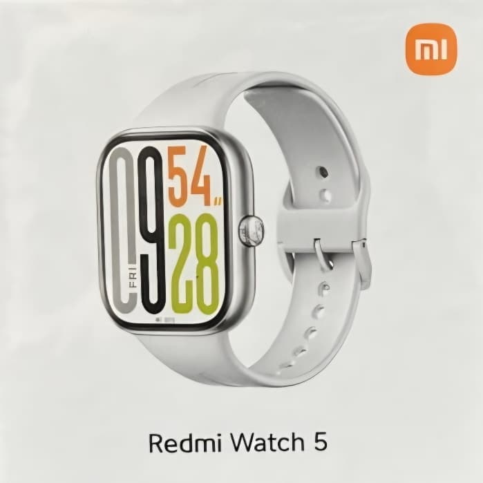 Relógio Inteligente Redmi Watch 5 - Prata (Versão Global) compatível iOS, Android,